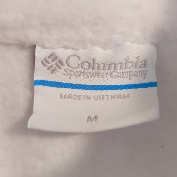 Columbia Women's Medium White Fleece Jacket - Picture 3 of 5